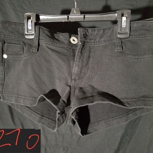 Junior Black Stretch Shorts